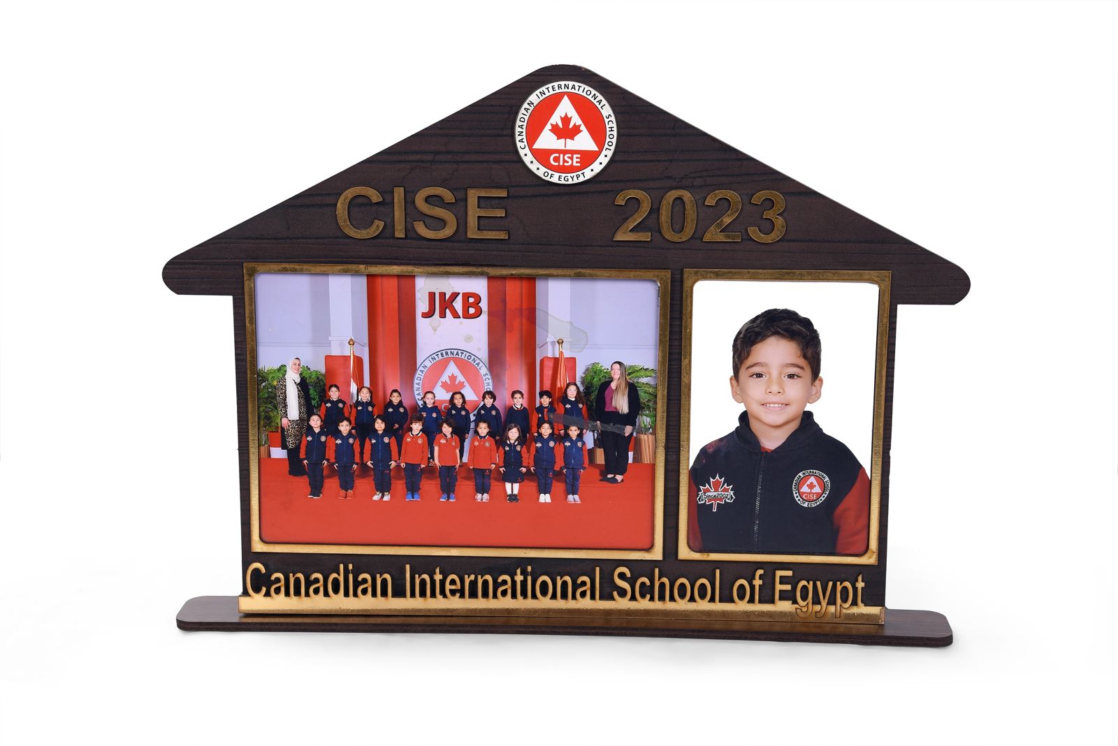 Wooden frame, 2 pictures